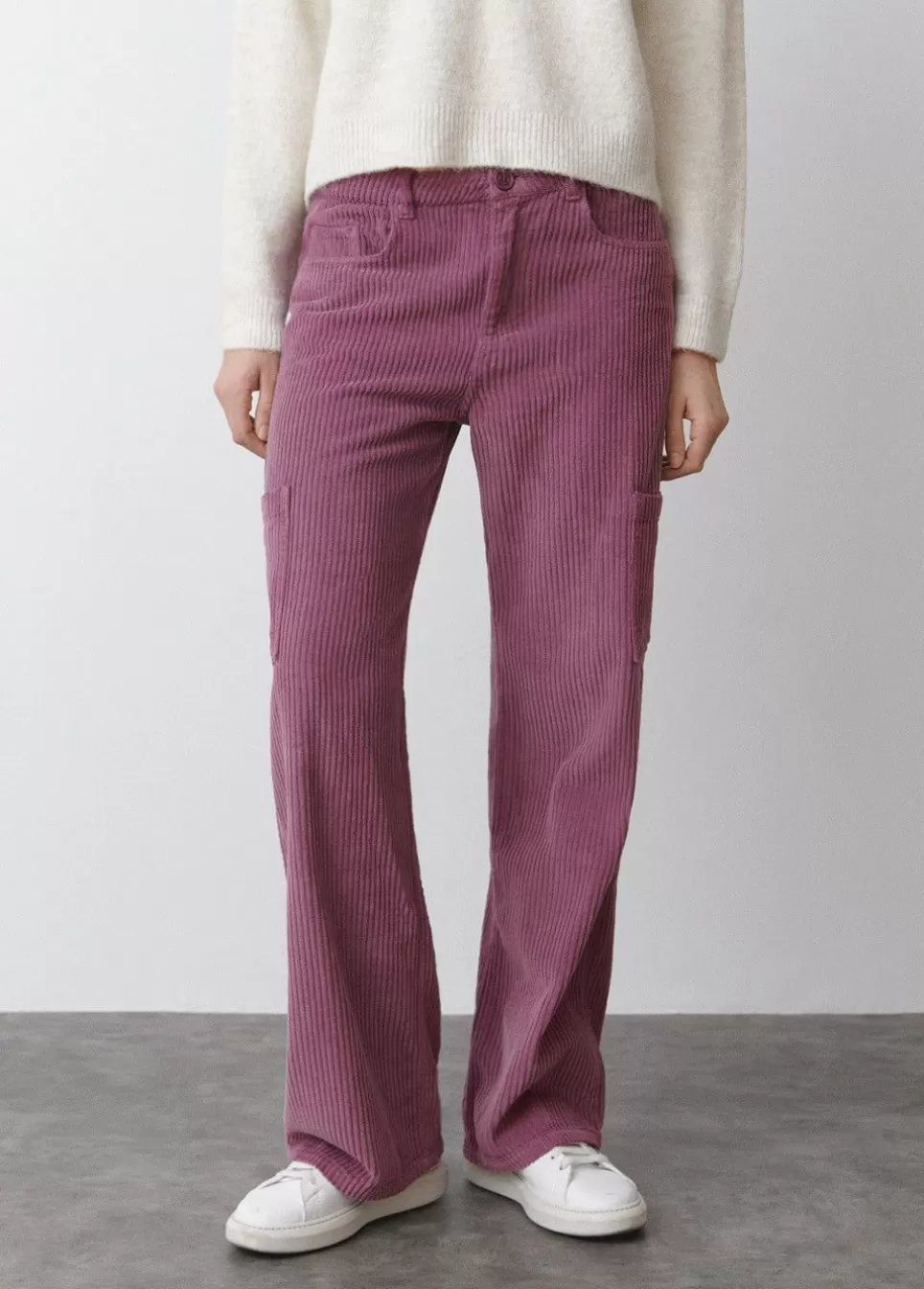 Broek Corduroy 5 Zakken-Brownie Spain Outlet