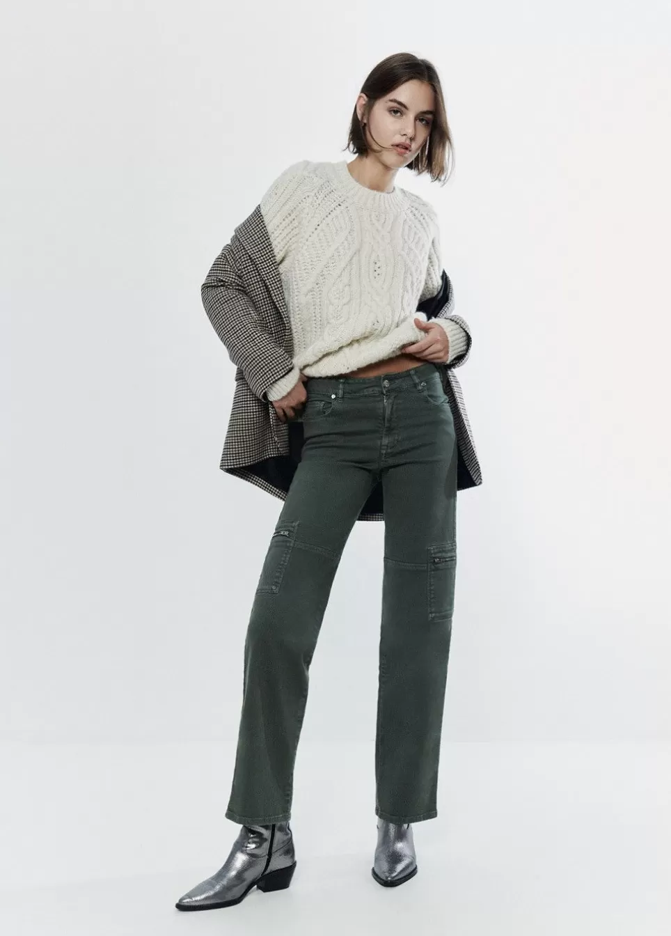 Broek Recht Cargo-Brownie Spain Fashion